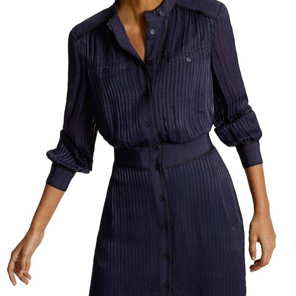 Reiss Sophia Blue & Black Dress size 8US/12UK